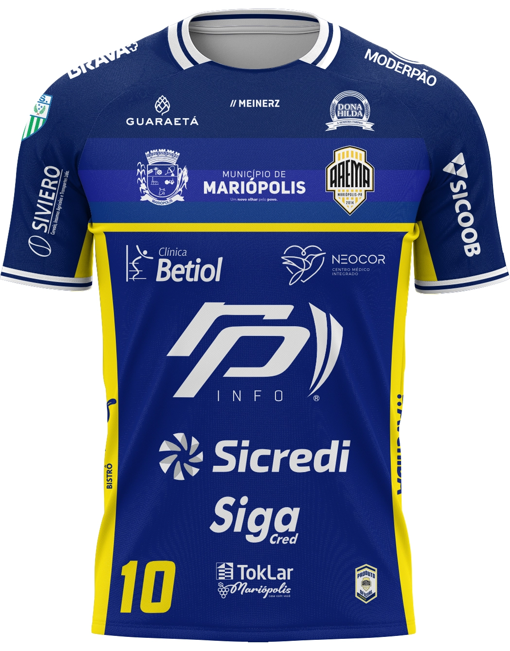 Camiseta AAEMA Azul - Frente